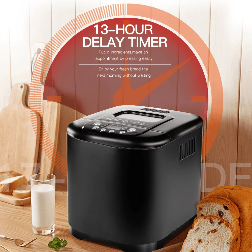 KBS 15-in-1 Bread Maker. Classical Bread Machine with Gluten-Free Setting & Smart Touch Panel