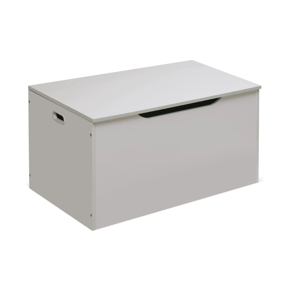 Badger Basket Kid-s Wooden Flat Bench Top Toy And Storage Box 4.5 Cu ft. - White