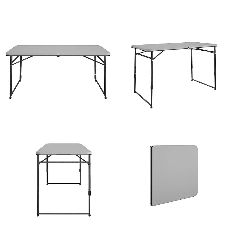Cosco 4-ft. Portable Folding Table. Gray
