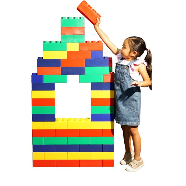 Kid-s Adventure Jumbo Blocks Standard 00263-1 Building Set (96 Pieces)