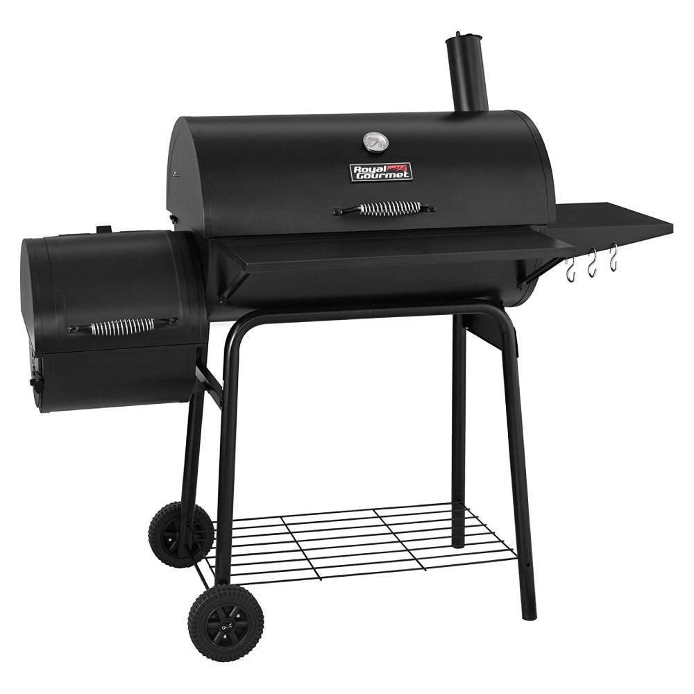 Royal Gourmet 30″ BBQ Charcoal Grill And Offset Smoker