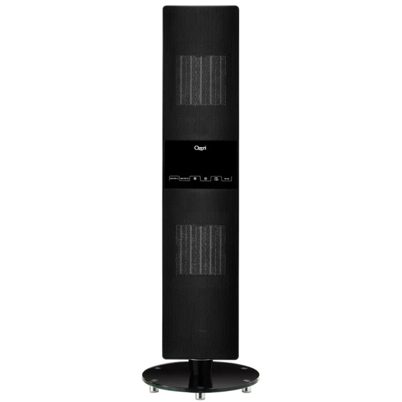 Ozeri OZH1 Dual Zone Oscillating Ceramic Heater with Adjustable Thermostat and Remote Control