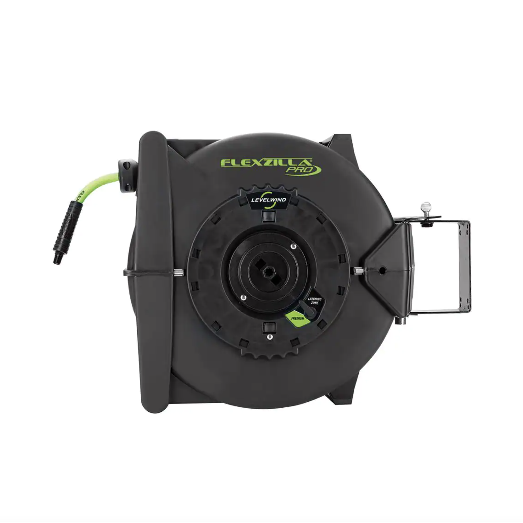 Flexzilla 3/8 in. x 75 ft. Retractable Air Hose Reel With Levelwind Technology