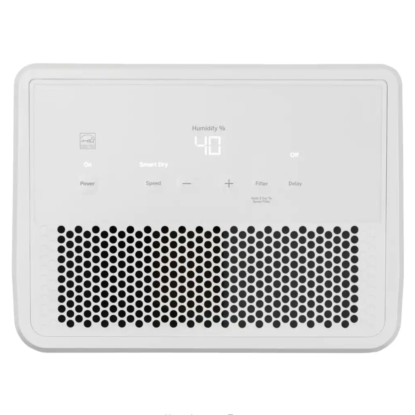 GE 22 pt. Dehumidifier with Smart Dry for Bedroom. Basement or Damp Rooms up to 1500 sq. ft. in White