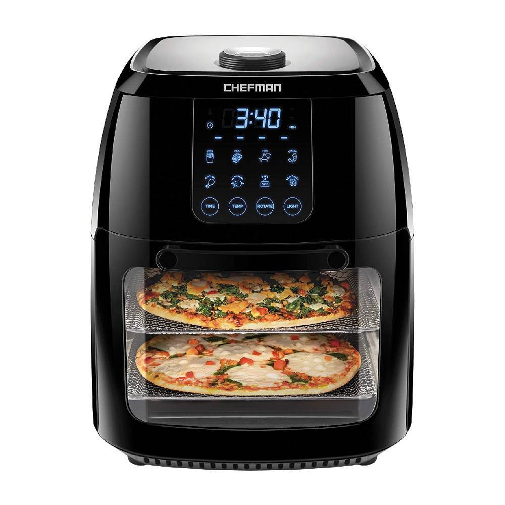 Chefman 6.3 Quart Digital Air Fryer With Rotisserie And Dehydrator Function