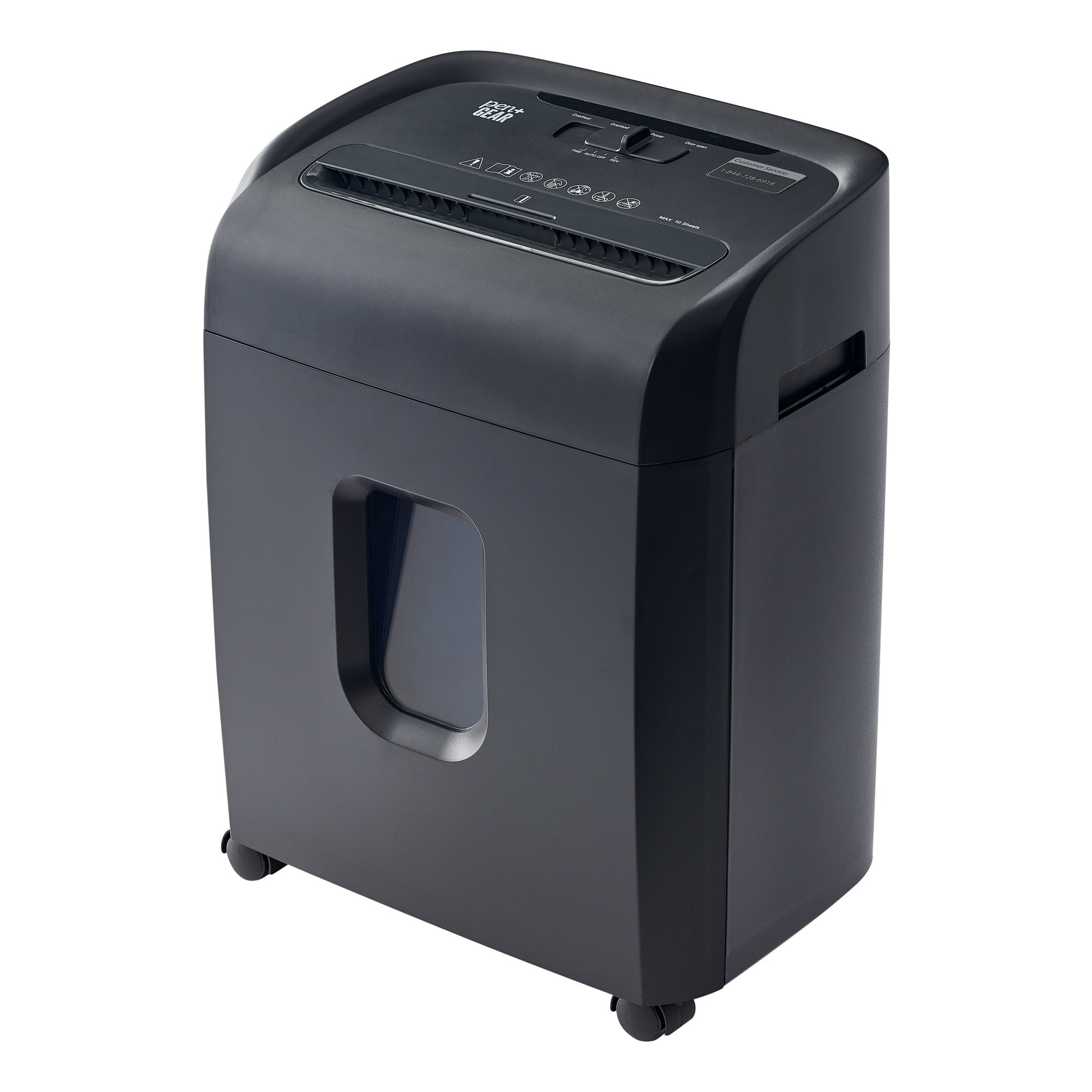 Pen+Gear 10-Sheet Micro-Cut Paper Shredder (C224-A)
