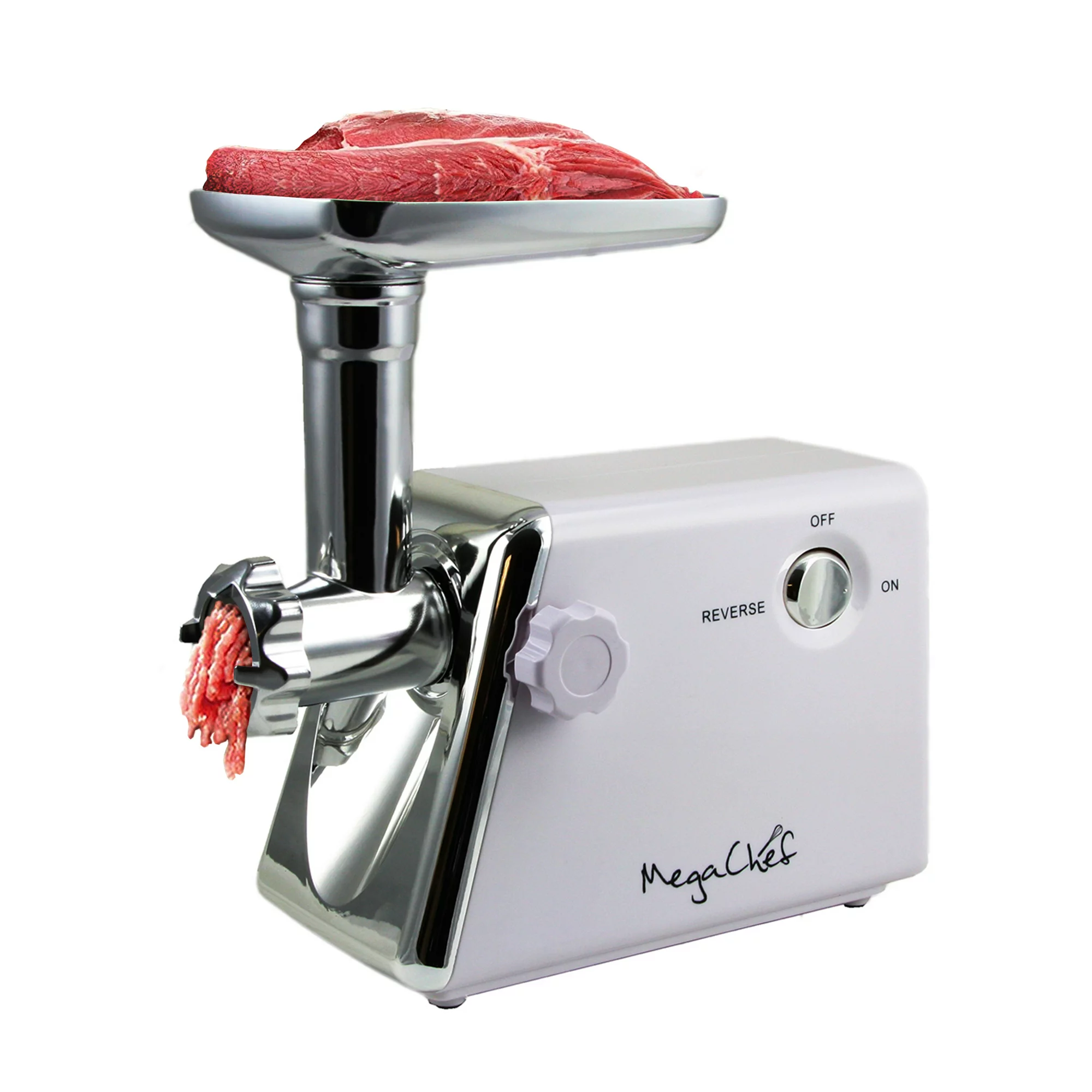MegaChef 1200 Watt Ultra Powerful Automatic Meat Grinder for Household Use