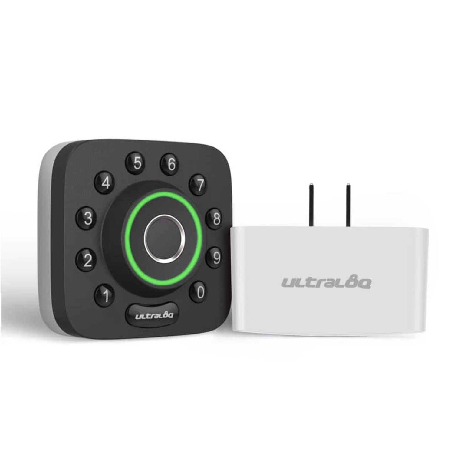 Ultraloq U-Bolt Pro 6-in-1 Bluetooth Enabled Fingerprint and Keypad Smart Lock Deadbolt Plus Bridge Wi-Fi Adapter