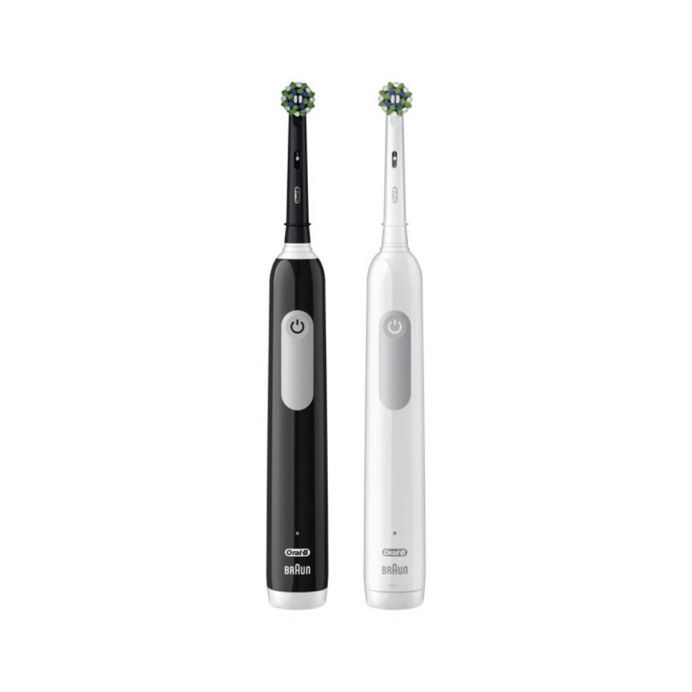 Oral-B Pro 1000 Electric Toothbrush. Black & White. Twin Pack