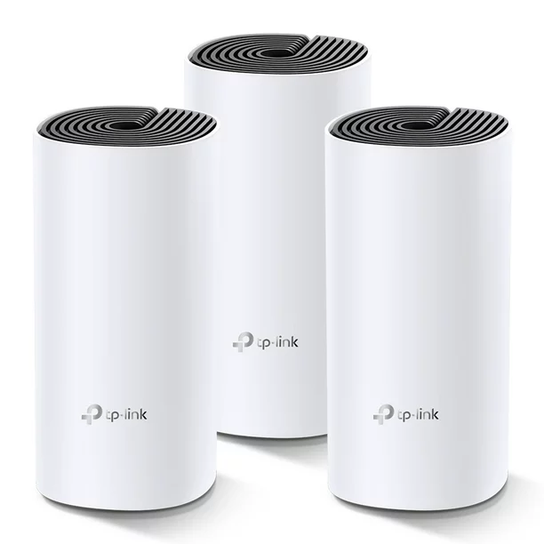 TP-Link Mesh WiFi Router System 3- AC1200 Mesh Routers Coverage Up To 5.500 Sq. ft (TP-Link Deco M4 3-Pack)
