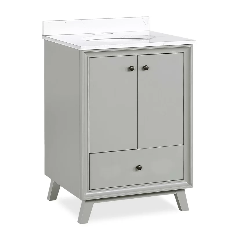 Dorel Living Bleeker 24” Free-standing Single Bathroom Vanity