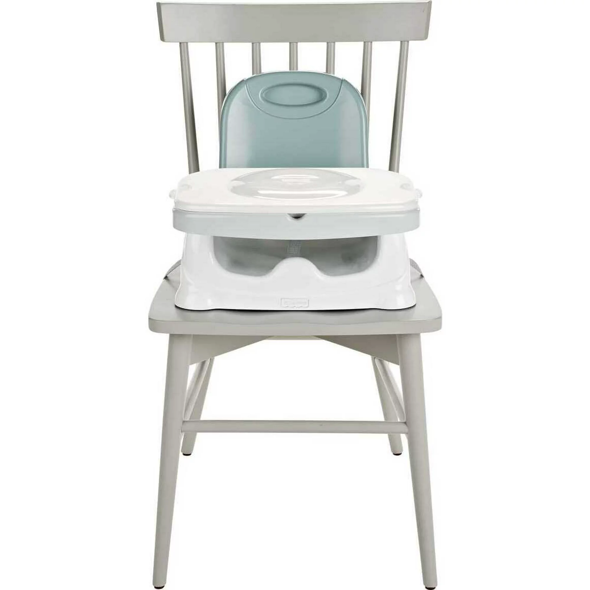 Fisher-Price Healthy Care Deluxe Booster Seat. Portable Infant And Toddler Dining Chair. Blue