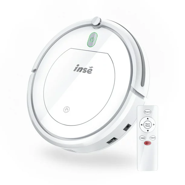 Inse E3 Smart Robot With 360 Smart Sensor. 2000Pa. 100min Runtime. Robotic Vacuum. White