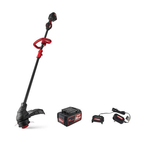 Hyper Tough 20V Max 13″ 20V 4.0Ah Brushless Battery Powered String Trimmer. HT22-401-03-02