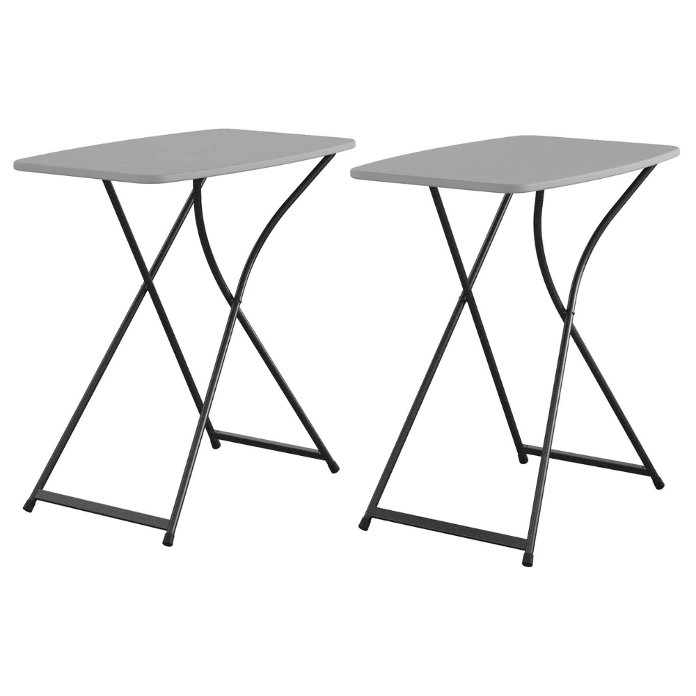 Cosco Personal Folding Activity Table 2-Pack. Gray