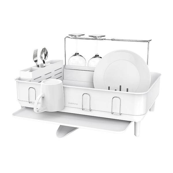 Simplehuman Large Steel Frame Dishrack White