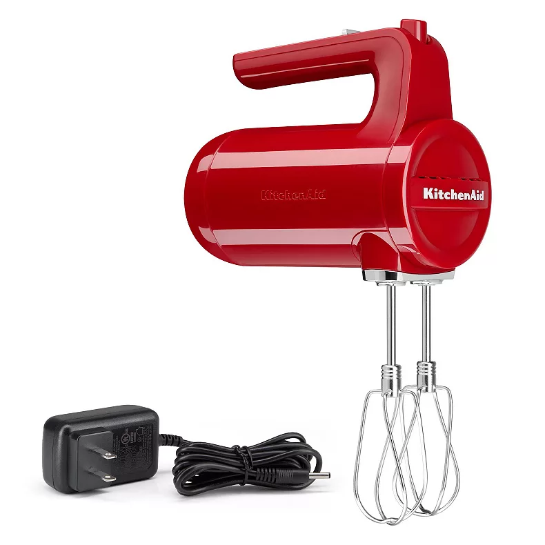 KitchenAid Cordless 7 Speed Hand Mixer - KHMB732. Empire Red