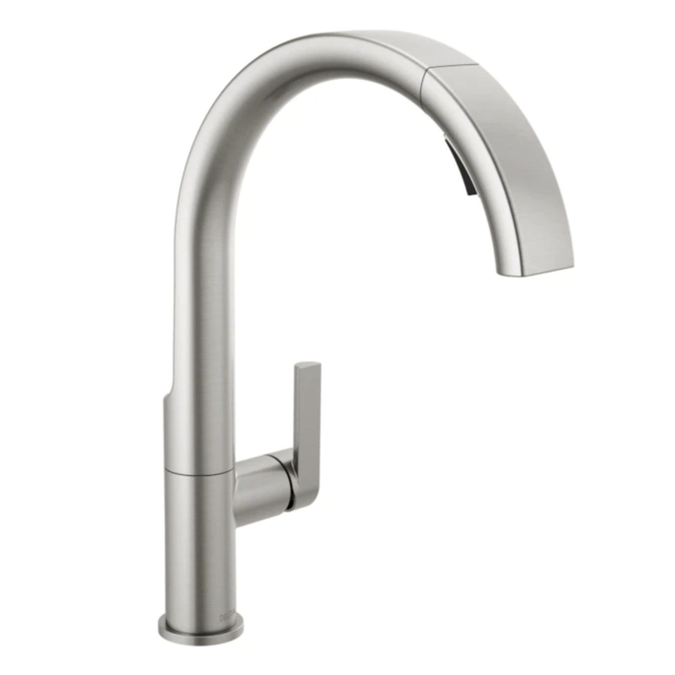 Delta Keele Spotshield Stainless Single Handle Pull-down Kitchen Faucet with Sprayer Function (Deck Plate Included)