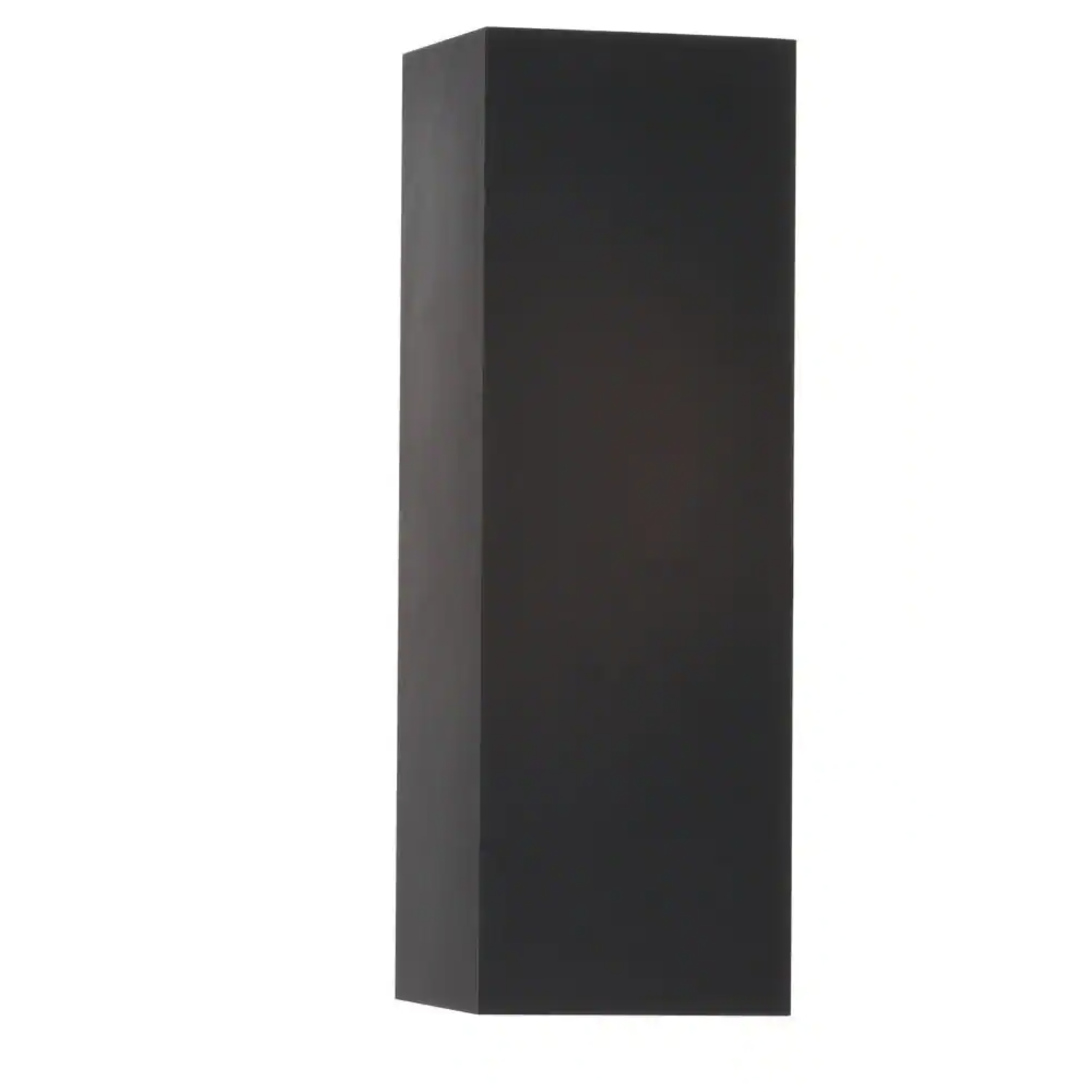 Progress Lighting Square 6″ Two-Light Black Modern Wall Lantern for Outdoor Spaces