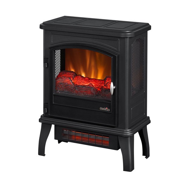 Duraflame Infrared Quartz Electric Fireplace Stove Heater. Black