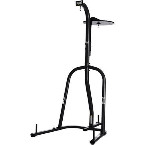 Everlast Dual-Station Heavy Bag Stand. Black Steel