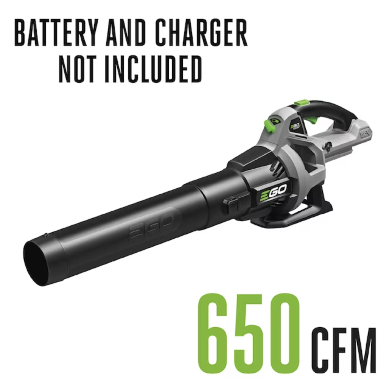 EGO Power+ 56-volt 650-CFM 160-MPH Battery Handheld Leaf Blower