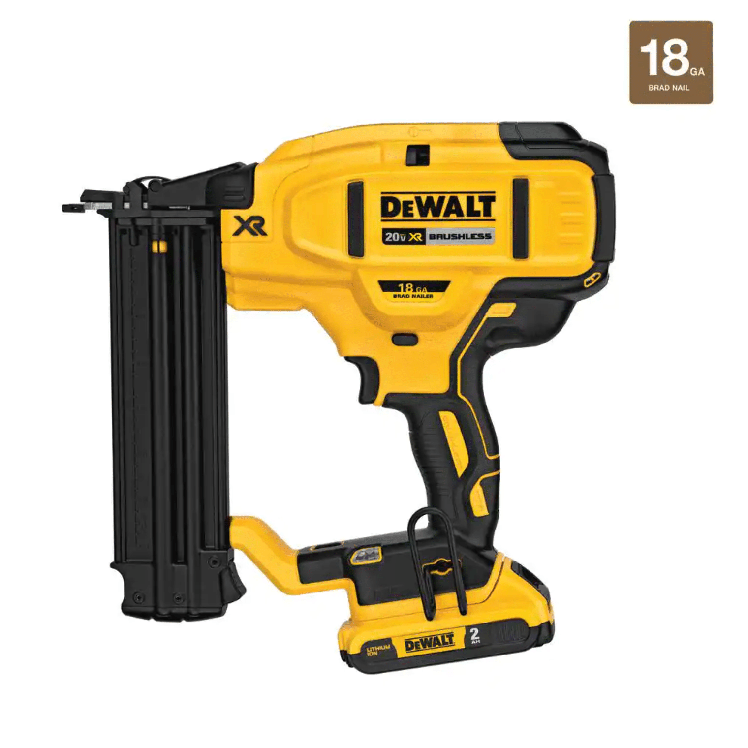 Dewalt DCN680D1 20-Volt Max Lithium-Ion 18-Gauge Cordless Brad Nailer Kit