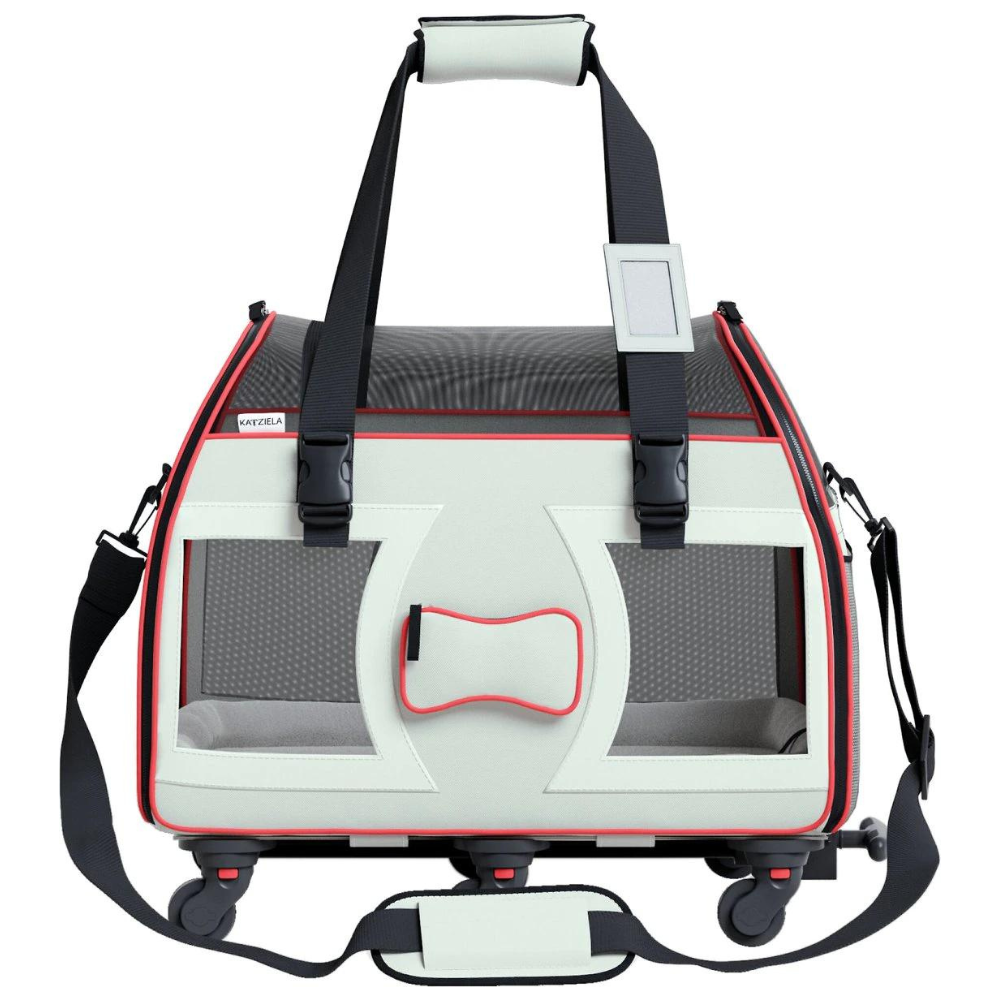 Katziela Bone Cruiser Dog & Cat Carrier. Grey