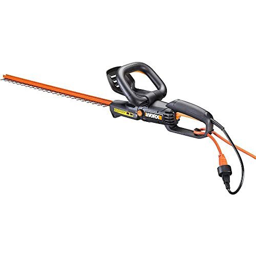 Worx WG217 24 in 4.5 In Corded Electric Hedge Trimmer With Inline Motor And Rotating Handle