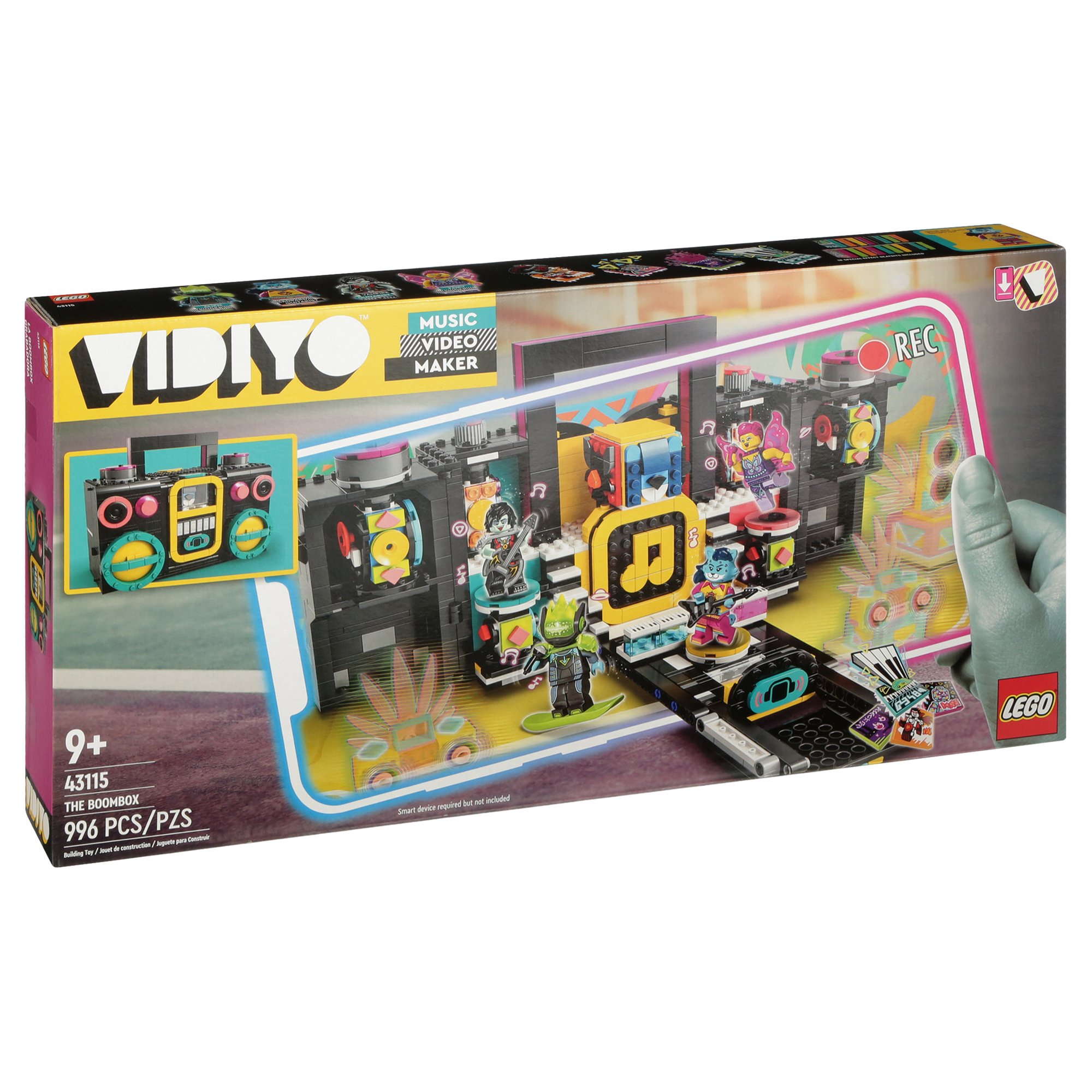 Lego VIDIYO The Boombox 43115 Inspire Kids to Direct and Star in Their Own Music Videos (996 Pieces)