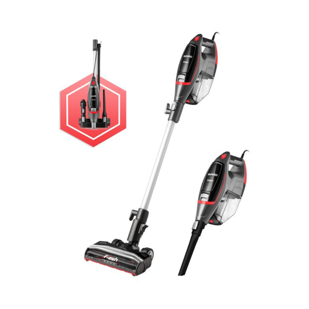 Eureka Flash Powerful Corded 2-in-1 Stick & Lightweight Handlheld Vacuum for Carpet and Hardfloor Cleaning