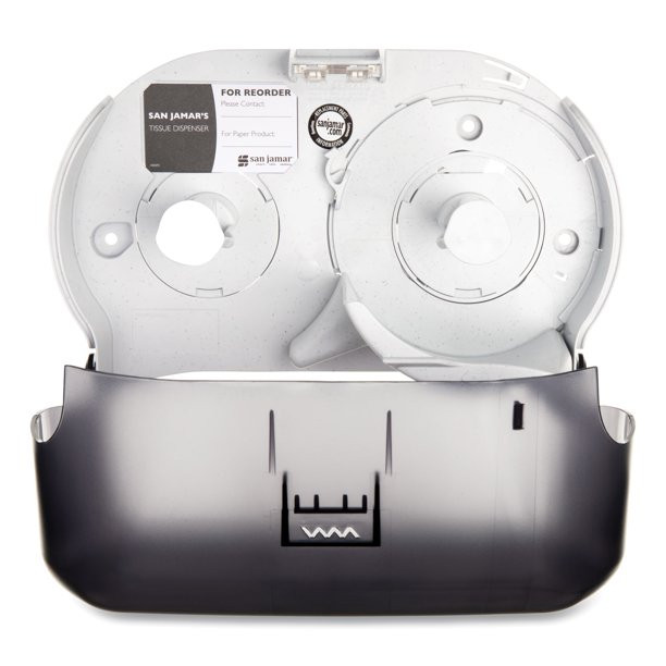 San Jamar Smart Essence Electronic Roll Towel Dispenser. Black - SJMT8400TBK