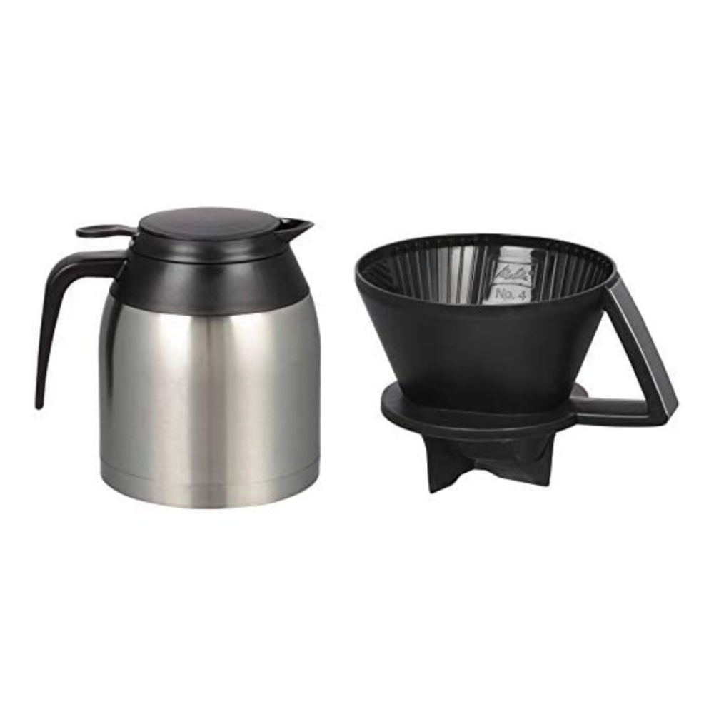 Melitta Pour-Over Brewer 10 Cup Coffee Maker With Stainless Thermal Carafe
