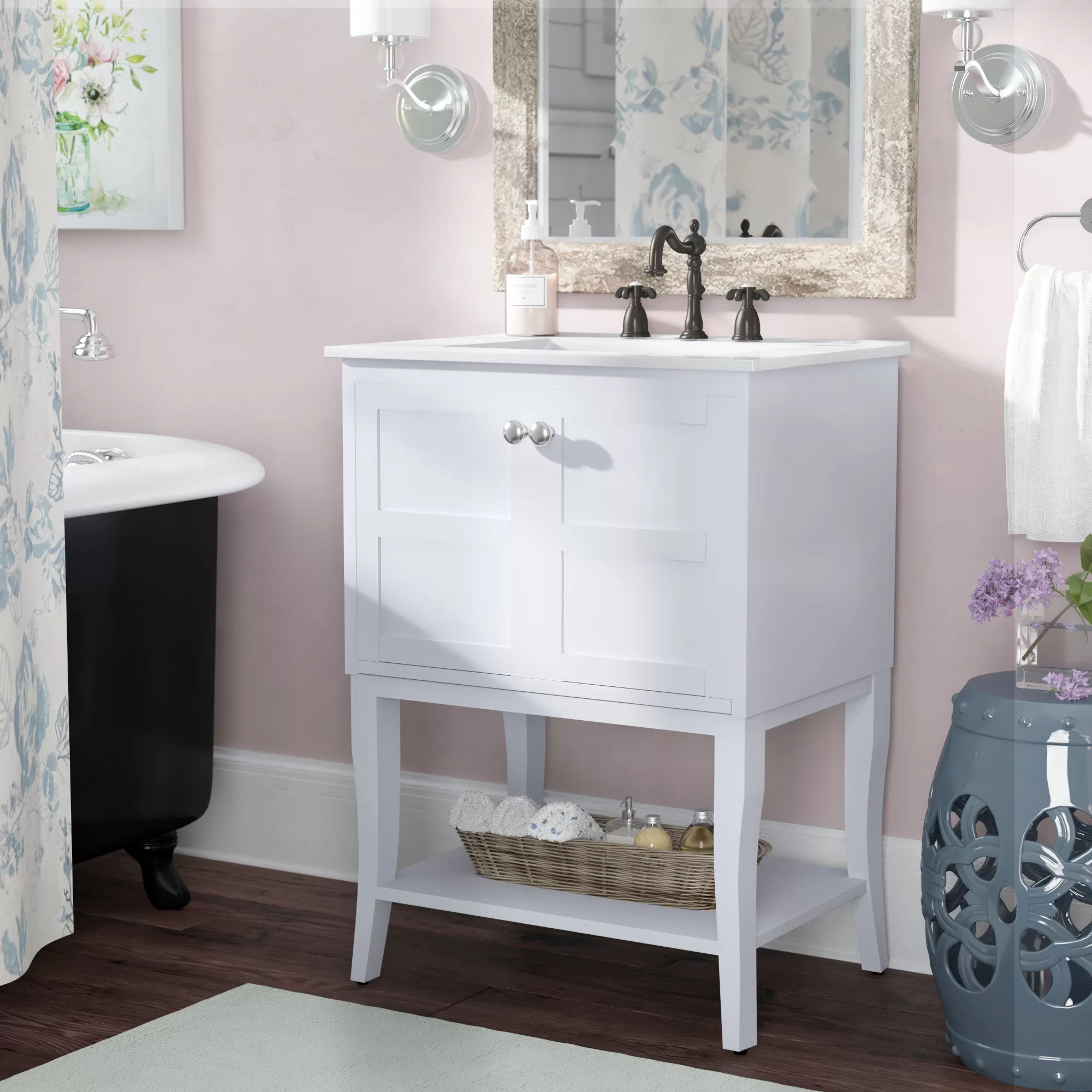Lark Manor Wynkoop Free-standing Single Bathroom Vanity
