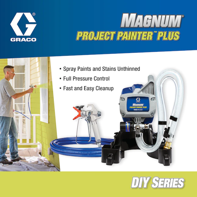 Graco Magnum Project Painter Plus Electric Stationary Airless Paint Sprayer
