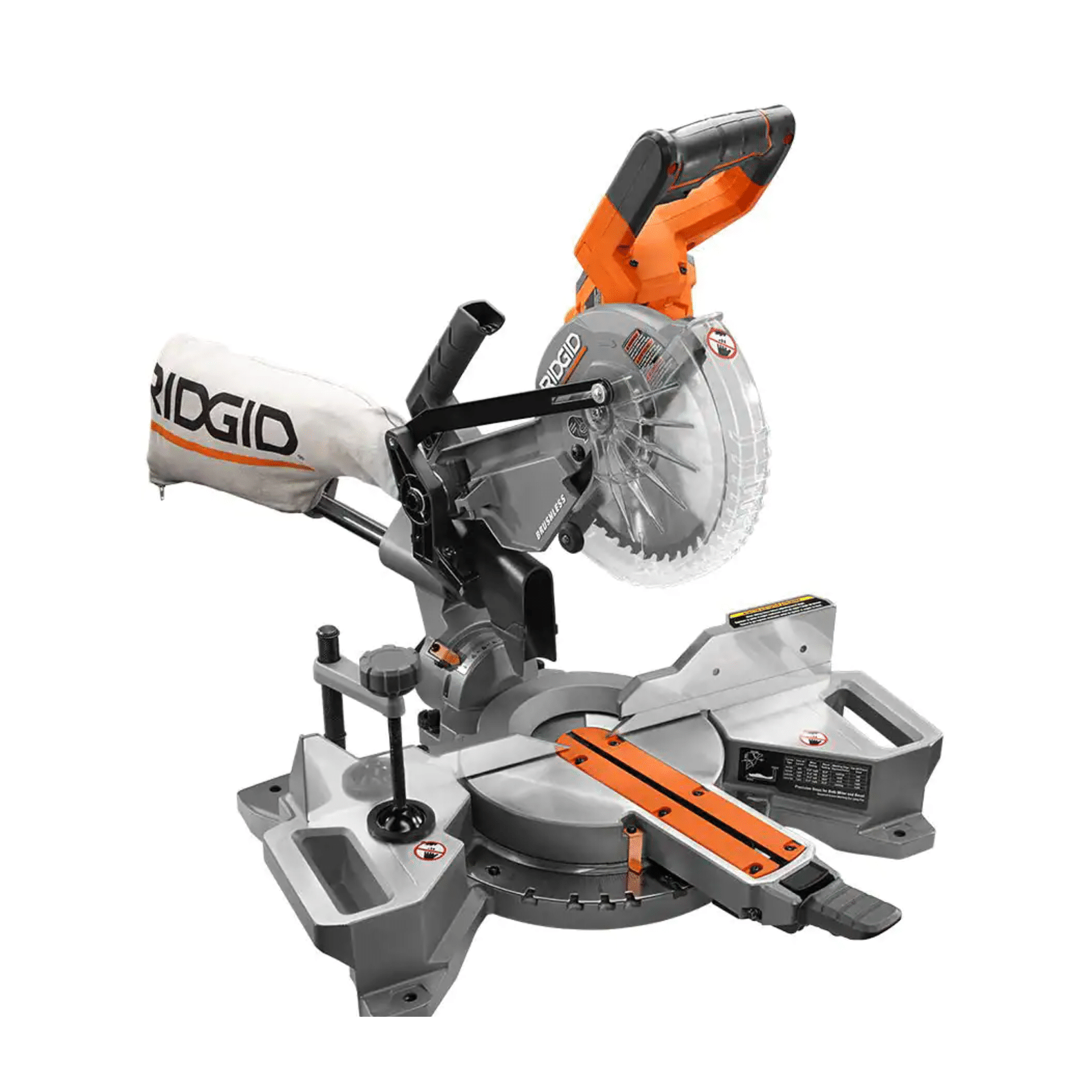 Ridgid 18V Brushless 7-1/4 in. Dual Bevel Sliding Miter Saw. Tool Only (R48607B)