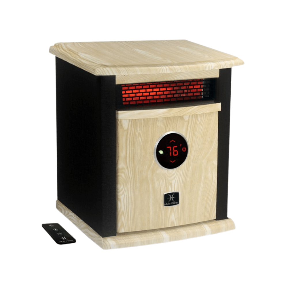 Heat Storm Logan Deluxe Infrared 1500W Space Heater. Home. Black