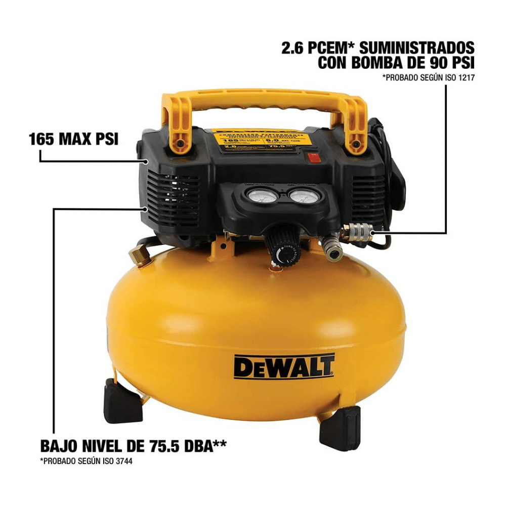 Dewalt Pancake Air Compressor 6 Gallon 165 PSI