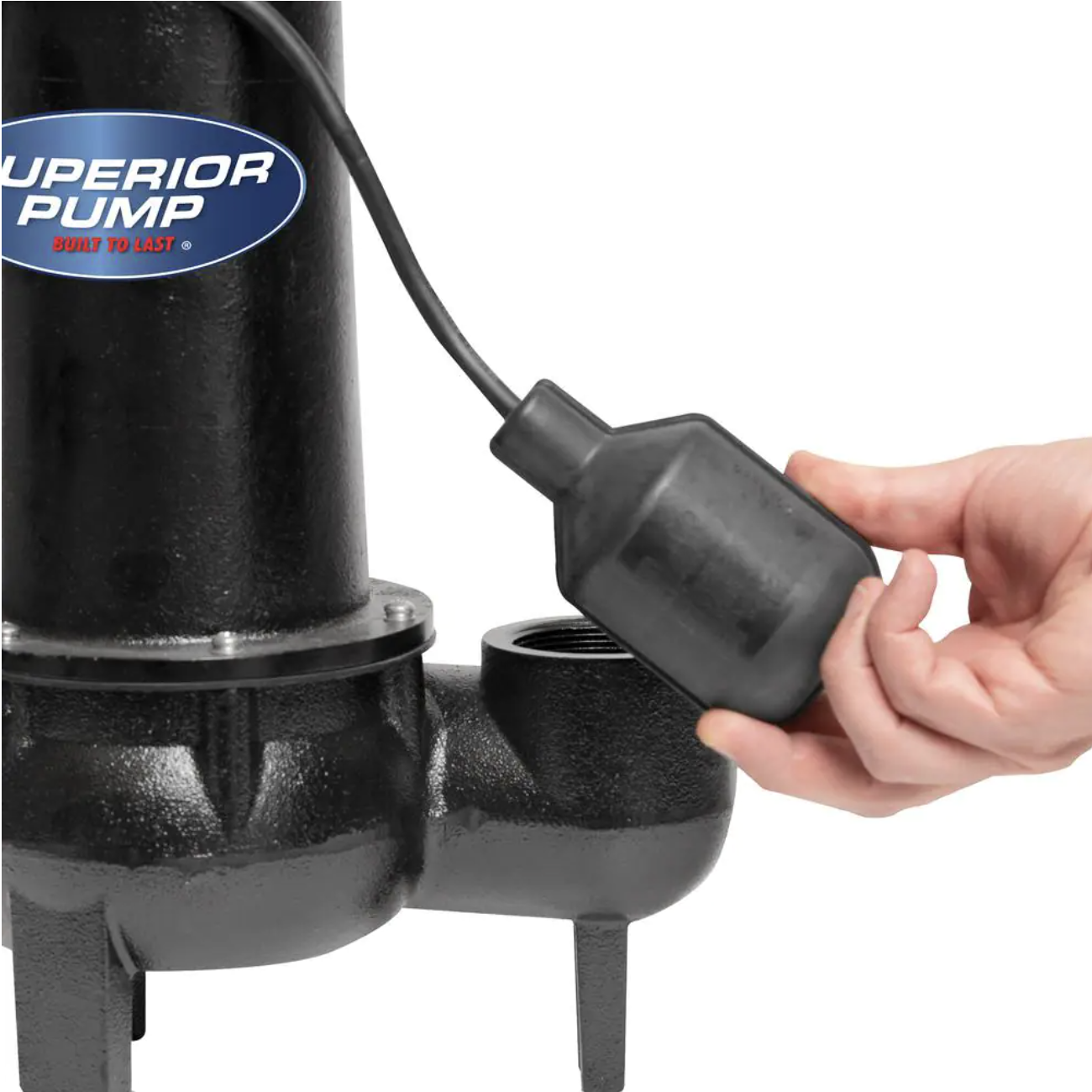 Superior Pump 1/2 HP Submersible Cast Iron Sewage Ejector Pump