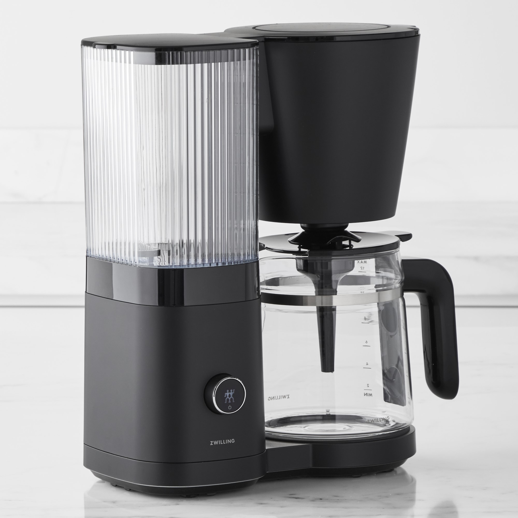 Zwilling Enfinigy Glass Drip Coffee Maker. Black