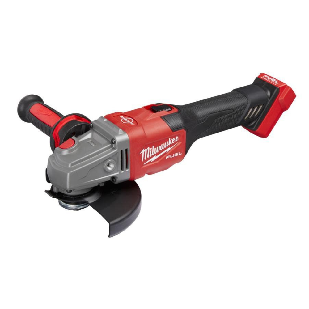 Milwaukee M18 Fuel 4-1/2 in.-6 in. Lock-On Braking Grinder with Slide Switch (2981-20)