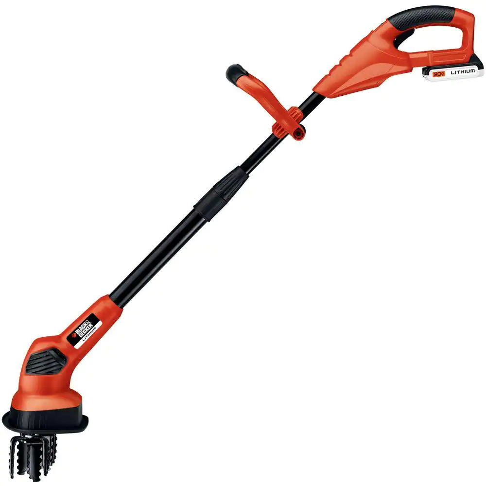 Black + Decker 20V MAX 7 in. Lithium-Ion Cordless Garden Cultivator/Tiller With 1.5Ah Battery And Charger Included
