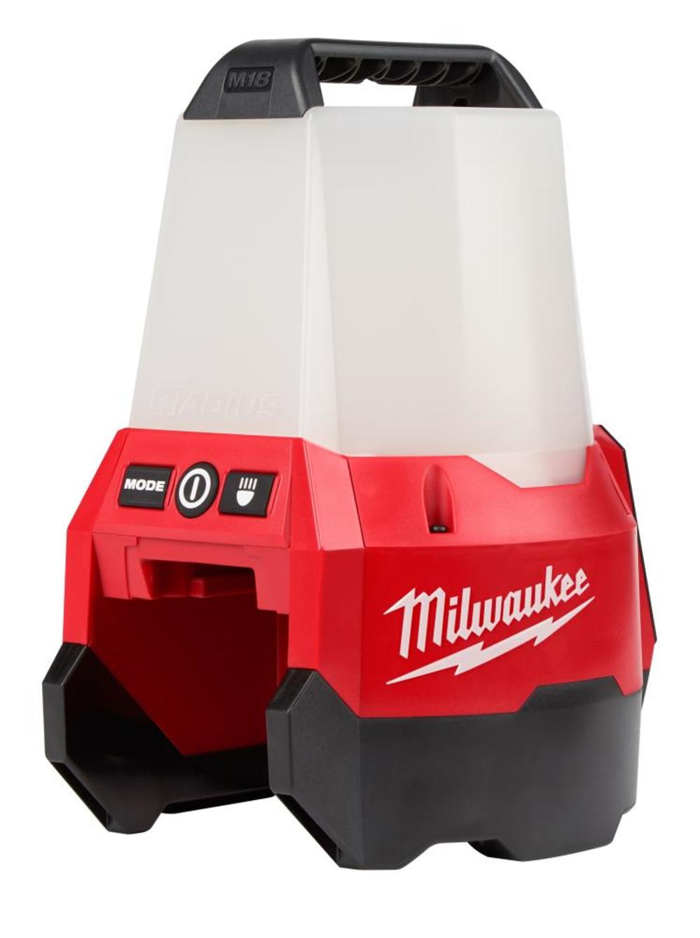 Milwaukee M18 18-Volt 2200 Lumens Cordless Radius LED Compact Site Light. Tool-Only. 2144-20