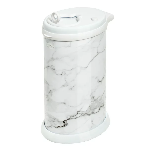 Ubbi Steel Diaper Pail. Marble