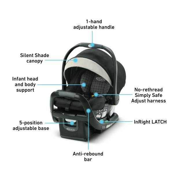 Graco SnugRide SnugFit 35 LX Infant Car Seat. Pierce