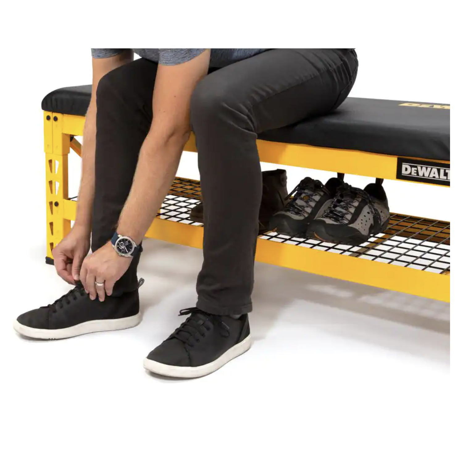 Dewalt DXSTFB048 Garage Bench with Wire Grid Storage Shelf. 20 in. H x 50 in. W x 18 in. D