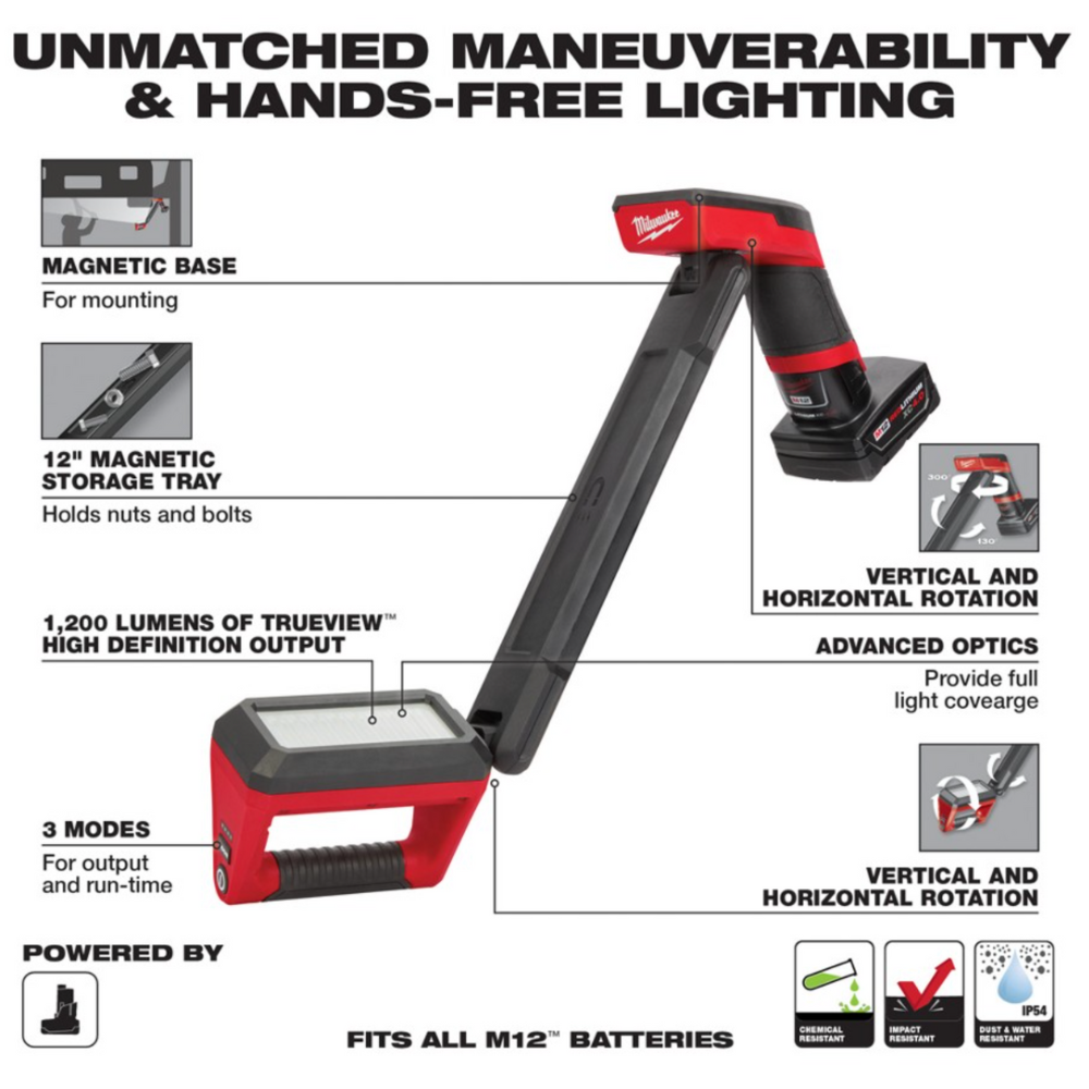 Milwaukee M12 Underbody Light Kit