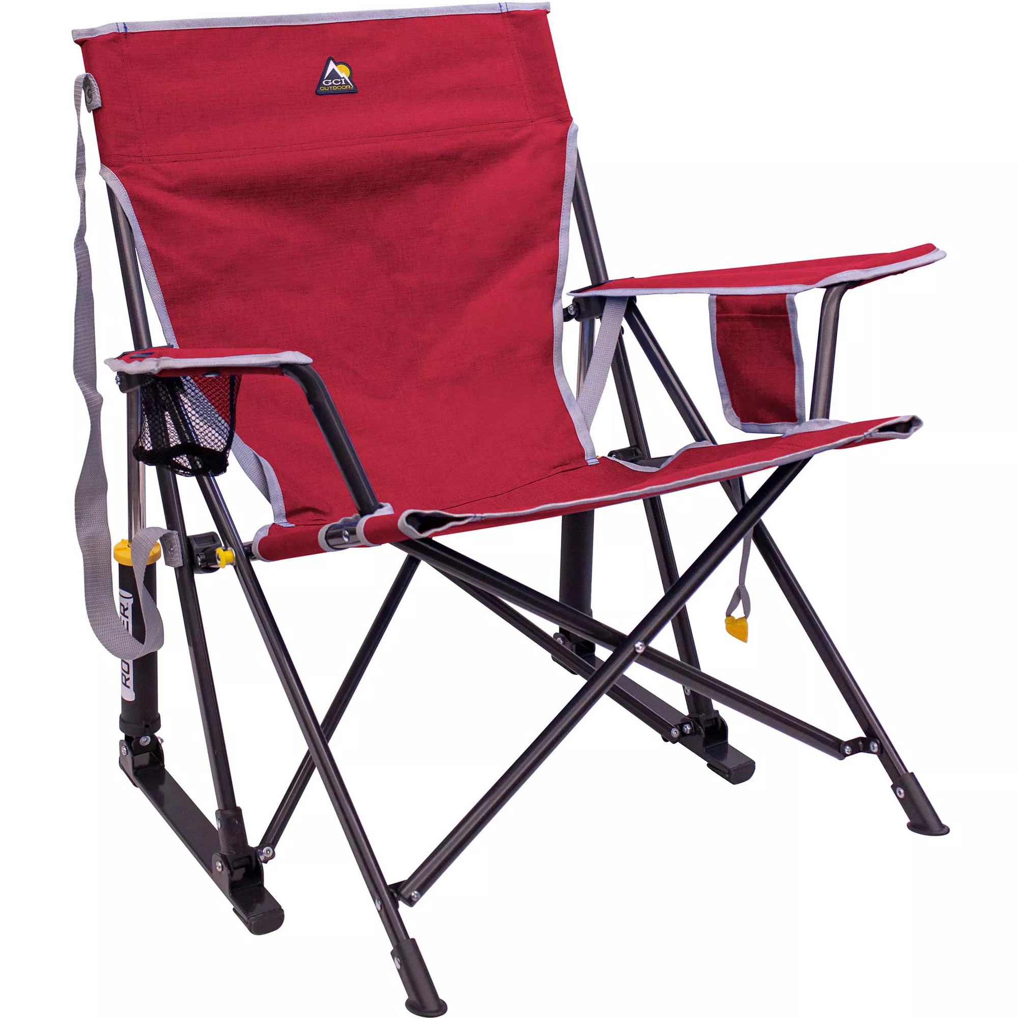 GCI Outdoor Kickback Rocker. Red Heather