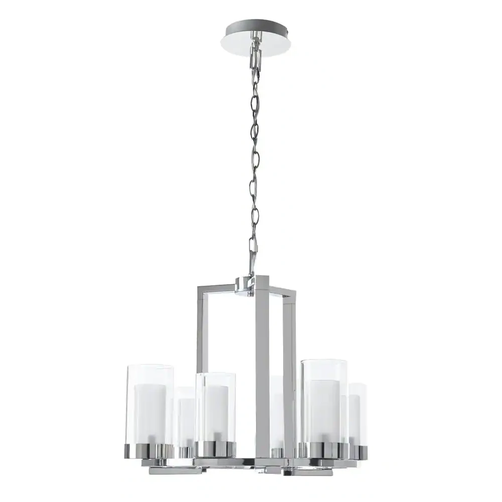Home Decorators Collection Samantha 60-Watt 6-Light LED Chrome Chandelier