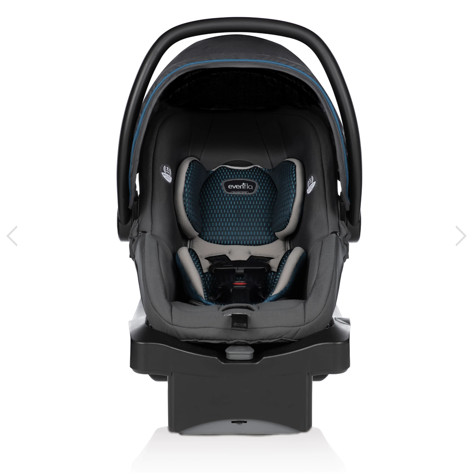 Evenflo LiteMax DLX 35 lbs Infant Car Seat. Sawyer Gray